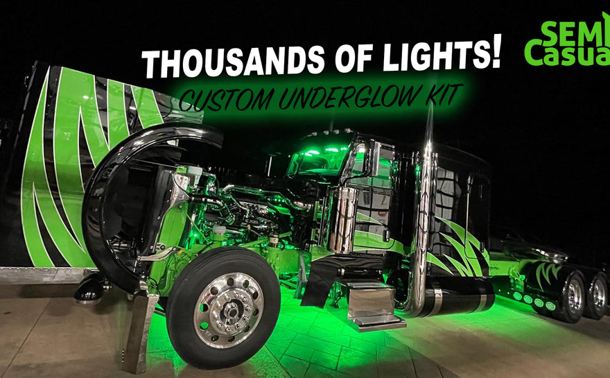 This truck is absolutely WILD! - 2021 Peterbilt 389 Light Show