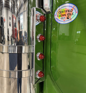 589 Pete Rear Breather Light Bars, 4 Light Set SS Stainless