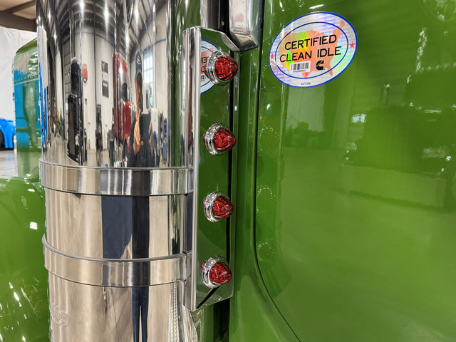 589 Pete Rear Breather Light Bars, 4 Light Set SS Stainless