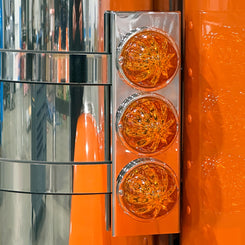 589 Front Breather Bars 589 w/ 3 Watermelon Lights