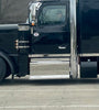 Cab and sleeper panels for 589 vert exhaust