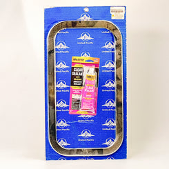 United Pacific Stainless Steel Exterior View Window Trim for 2005+ Peterbilt