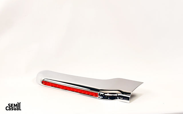 United Pacific 14 Amber LED Chrome Front Fender Cover – Passenger Side