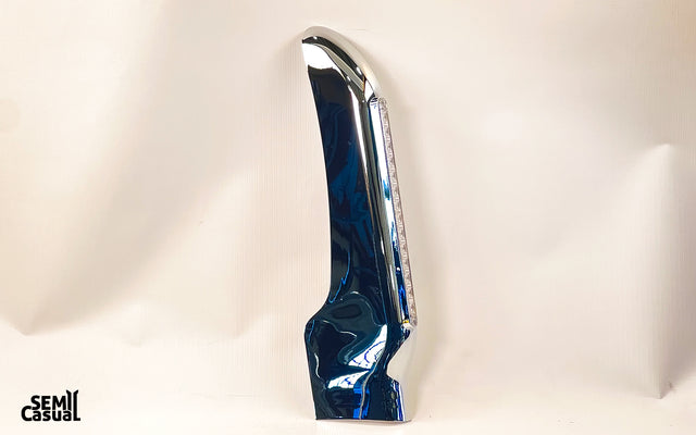 United Pacific 14 Amber LED Chrome Front Fender Cover – Driver Side