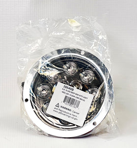 4"LED LIGHT CLEAR LENS RED LIGHT