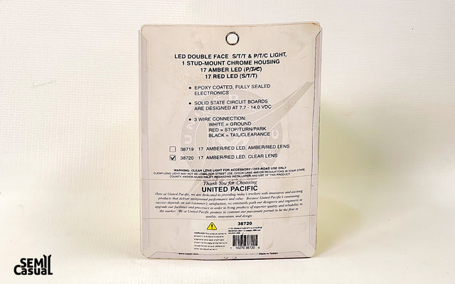 Double Faced Turn Signal Light