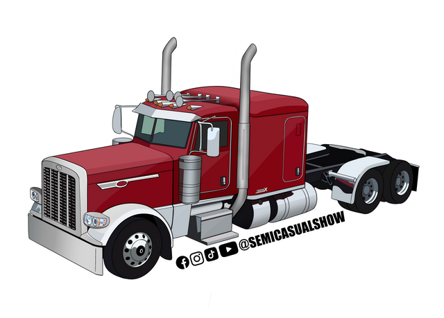 Red 389X Sticker