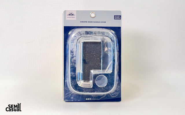 United Pacific Chrome Door Handle Trim Cover Set