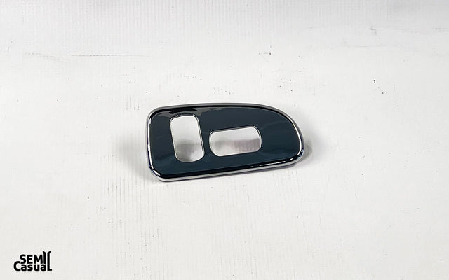 United Pacific Chrome Window Switch Panel (2 Cutouts) – Passenger Side