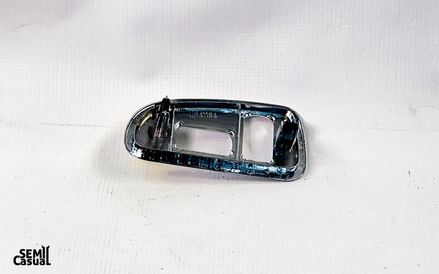 United Pacific Chrome Window Switch Panel (2 Cutouts) – Passenger Side