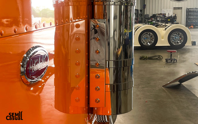 589 Front SS Breather Bar Tall for 7 Button Lights