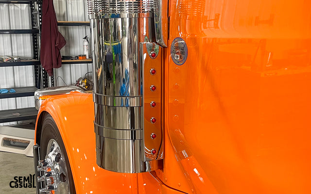 589 Rear Breather Bar Tall with Button Lights