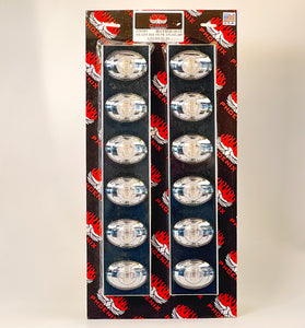 Phoenix Front Aircleaner Lights- Clear Lens (6 Lights)