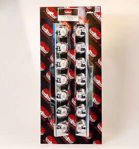 Rear Breather Lights (7 per side)  14 Total – Clear Lens with Red LEDs