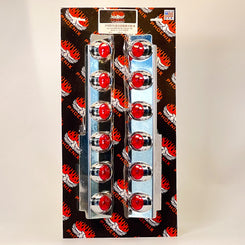 Rear Breather Lights (6 per side) Total 12 – Red Lenses, Red LED's