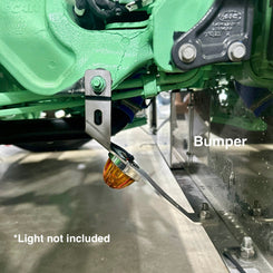 389 or 589 Bumper Support Brackets (2) Set 20" w/Watermelon Light Mount