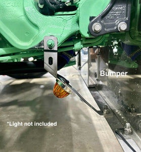 389 or 589 Bumper Support Brackets (2) Set 20" w/Watermelon Light Mount