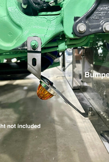 389 or 589 Bumper Support Brackets (2) Set 20" w/Watermelon Light Mount