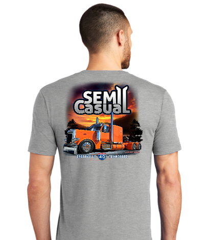 SEMI CASUAL Orange 589 Sunset T