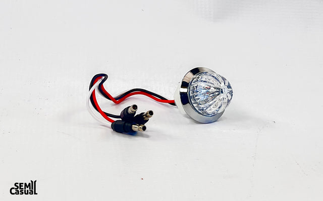 RoadWorks Hero Mini Watermelon LED Light – Red LED / Clear Lens