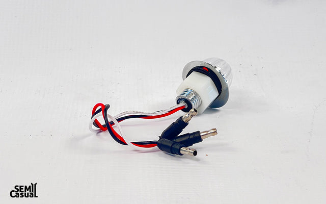 RoadWorks Hero Mini Watermelon LED Light – Red LED / Clear Lens