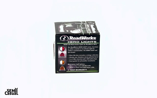 RoadWorks Red Lens Red LED Watermelon Light – Semi Casual Show