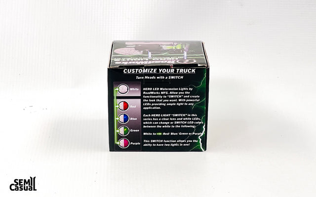 RoadWorks Red Lens Red LED Watermelon Light