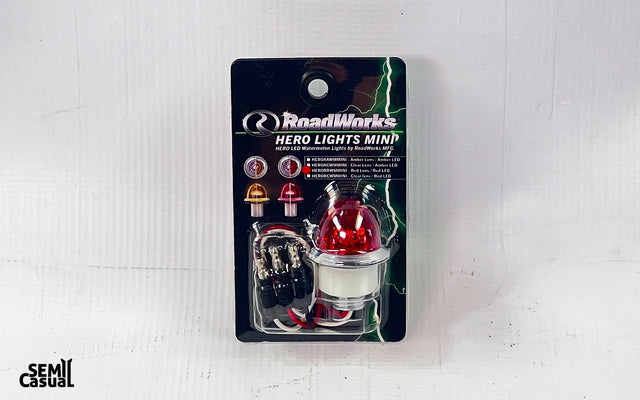 RoadWorks Hero Mini Watermelon LED Light – Red Lens / Red LED