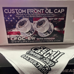 BILLET FRONT OIL CAPS