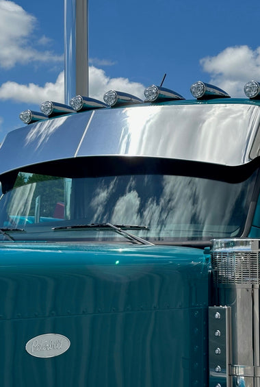 589 LONGER DROP NON BEAD ROLL SWEEPER VISOR 15x12