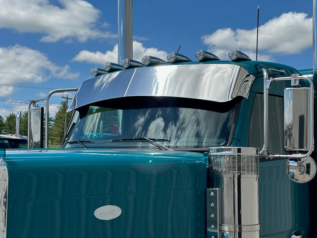 589 LONGER DROP NON BEAD ROLL SWEEPER VISOR 15x12