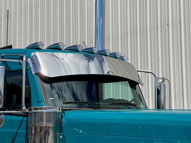 589 LONGER DROP NON BEAD ROLL SWEEPER VISOR 15x12