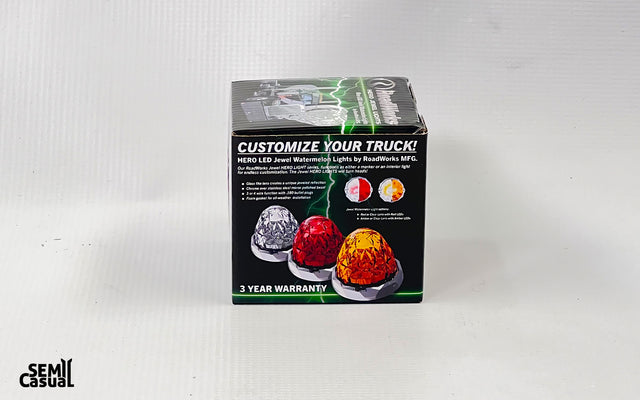 RoadWorks Jewel Watermelon LED Light – Red Lens / Red LED