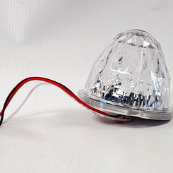 Jewel Style Watermelon Hero LED Marker Light – Clear / Red