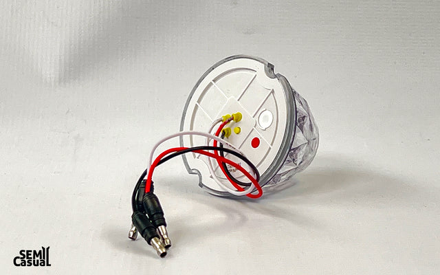 Jewel Style Watermelon Hero LED Marker Light – Clear / Red