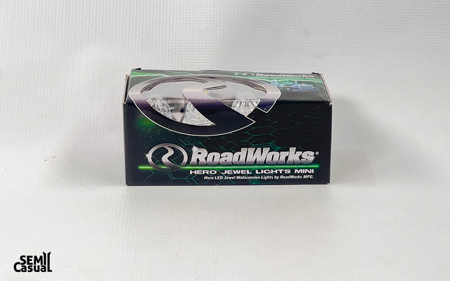 Jewel Style Mini Watermelon Hero LED Light – Red Light / Clear Lens, 8 Pack