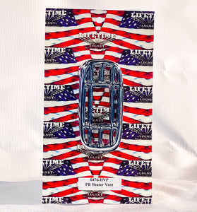 Lifetime Peterbilt Heater Vent Covers – Chrome Finish