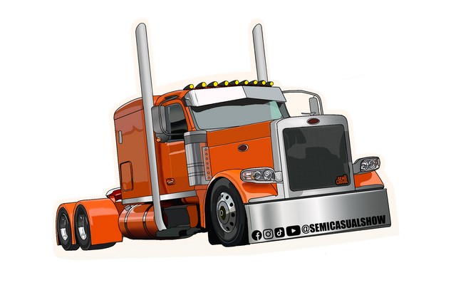 Orange 589 Flat-Top Sticker