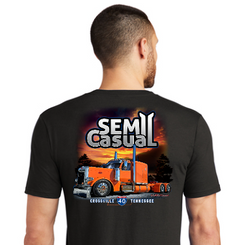 SEMI CASUAL Orange 589 Sunset T