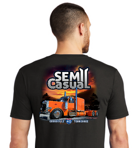 SEMI CASUAL Orange 589 Sunset T