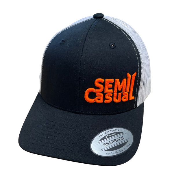 SEMI CASUAL Classic Logo Snapback Trucker Cap