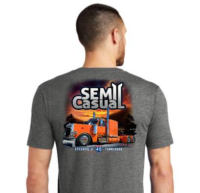 SEMI CASUAL Orange 589 Sunset T