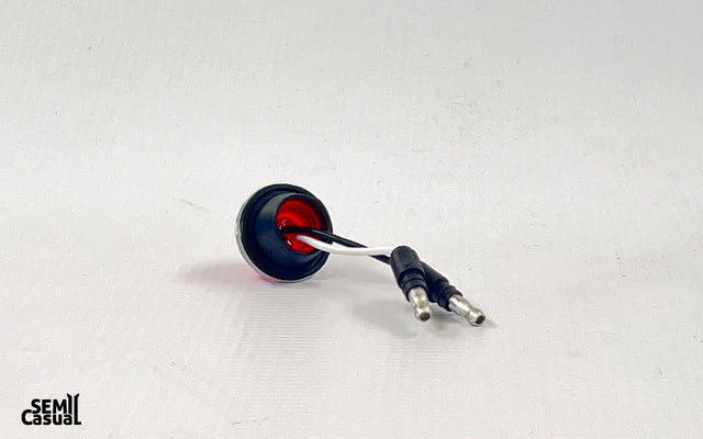 Phoenix 3/4” Red LED Button Light with Bezel