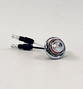 Phoenix 3/4” Amber Button Light with Clear Lens
