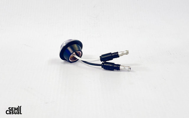 Phoenix 3/4” Amber Button Light with Clear Lens