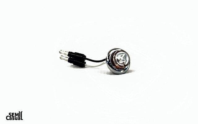 Phoenix 3/4” Red LED Button Light – Clear Lens