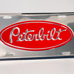 PETERBILT LICENSE PLATE