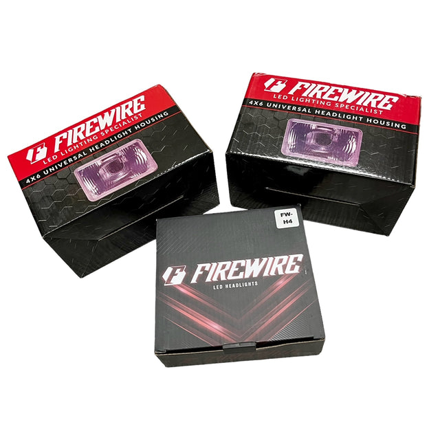 FIREWIRE 4x6 UNIVERSAL HEADLIGHT LED CONVERSION KIT SET