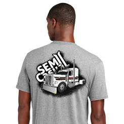 SEMI CASUAL White 589 With Stripes/Logo