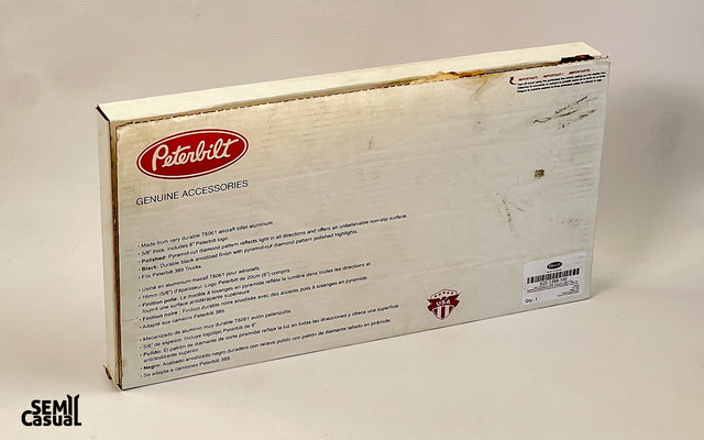 Peterbilt Black Diamond Billet Shifter Floor Cover